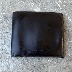 Bvlgari men’s bi fold wallet